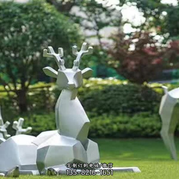不锈钢卡通动物园林广场景观雕塑（2）