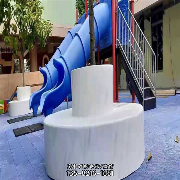 幼儿园玻璃钢休闲椅树池雕塑（4）