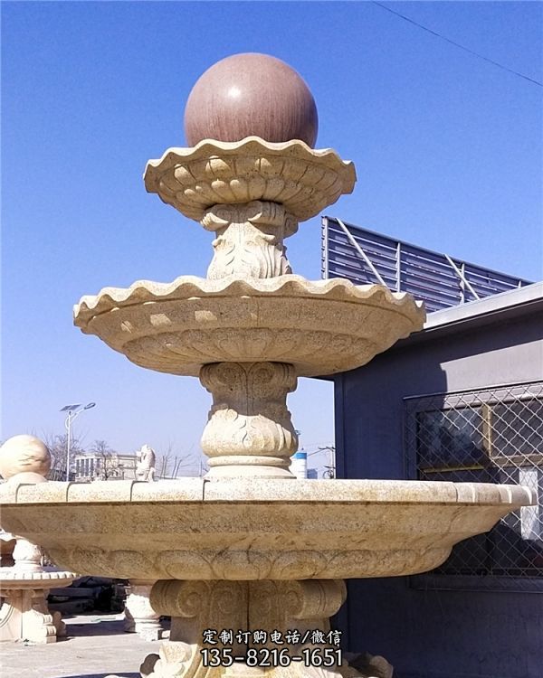 大理石石雕户外广场欧式喷泉雕塑（4）