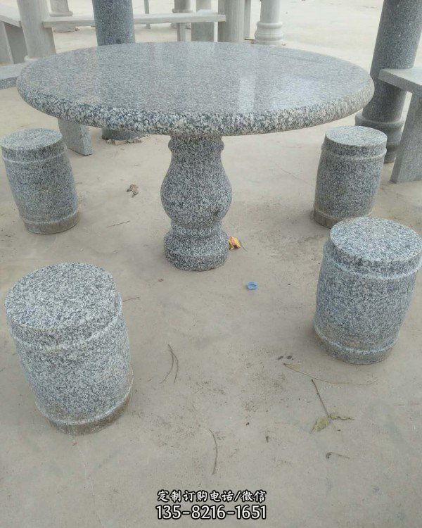 公园石雕石桌石凳雕塑