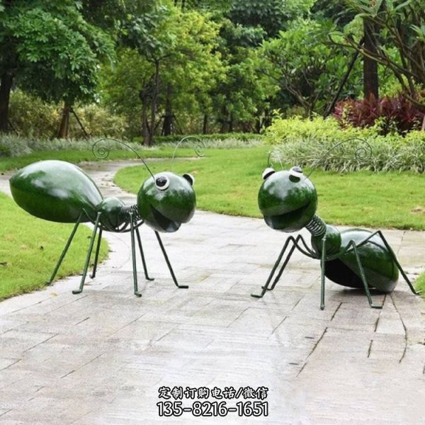 户外大型不锈钢动物景观蚂蚁雕塑（1）