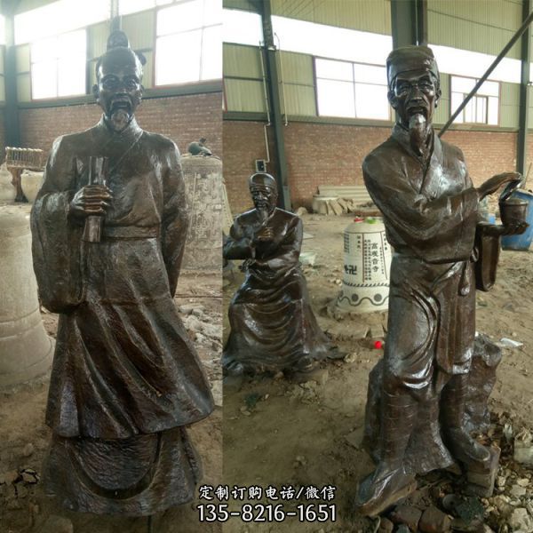 医院摆件古代人物四大名医公园学校雕塑摆件（1）
