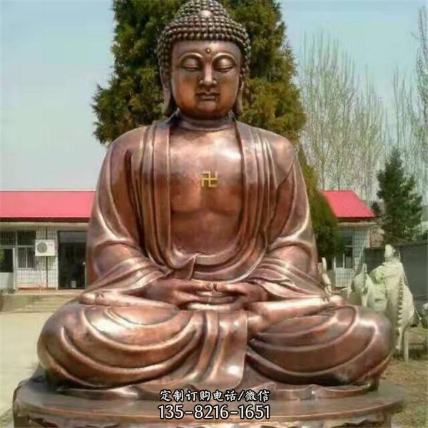 象征佛教信仰的雕塑——释迦摩尼如来佛祖雕塑