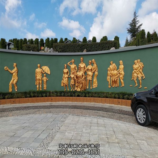 园林家居精美浮雕 别墅园林装饰 影壁雕塑（5）