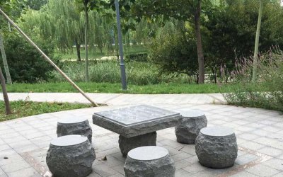 公园庭院石雕艺术是一种结合了石雕、花岗岩桌凳和雕塑…