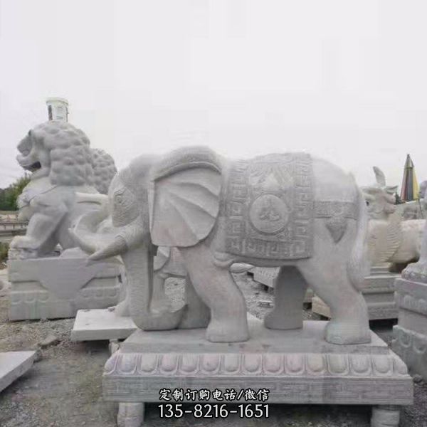 大理石雕刻动物园林广场雕塑（4）