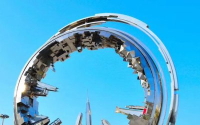 齿轮精灵——不锈钢抽象雕塑
