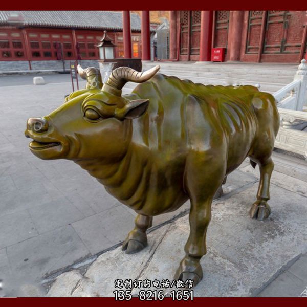大型铜雕园林广场华尔街牛摆件