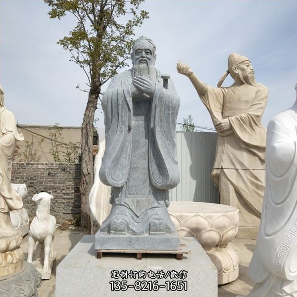校园名人石雕古代人物雕塑（2）
