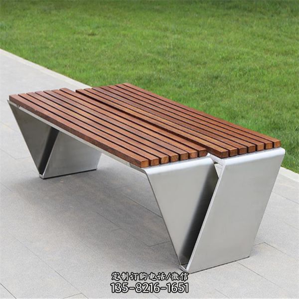 大理石桌石凳定做公园长凳小区公园摆件（1）