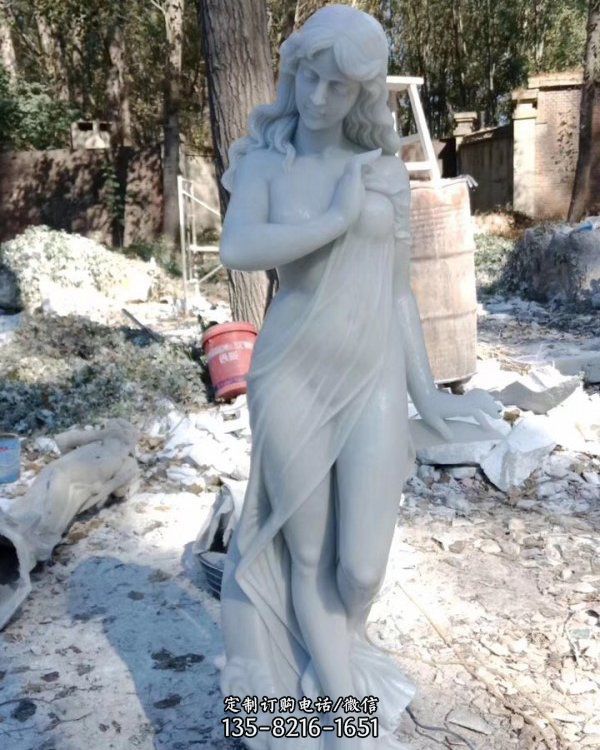 石雕工艺品人物 汉白玉西方人女神雕塑