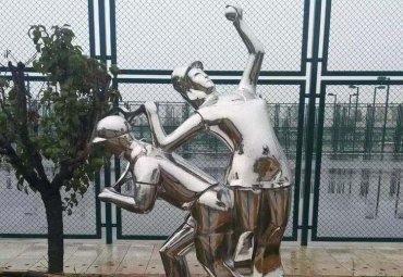 不锈钢体育运动人物雕塑|北京不锈钢体育运动人物雕塑应用案例赏析