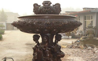 “铜雕别墅园林大型创意水景喷泉”是一个令人难以置信…