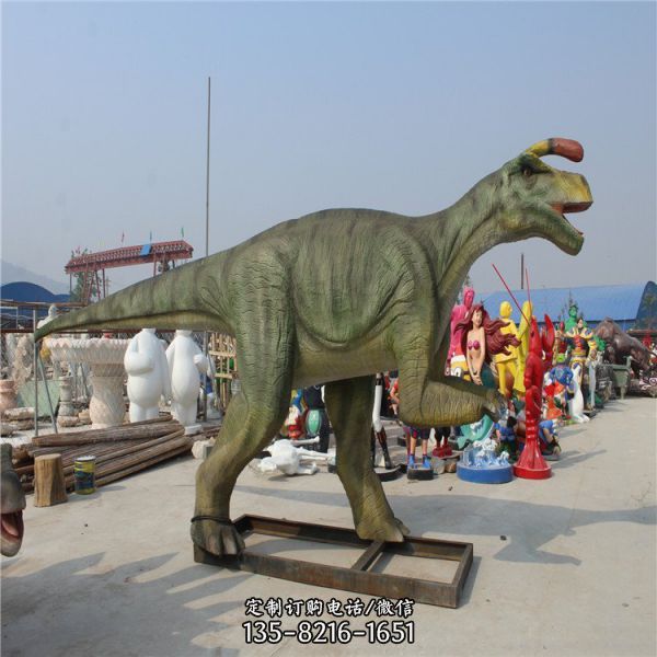 景区广场玻璃钢卡通恐龙大象飞马各种动物雕塑（2）