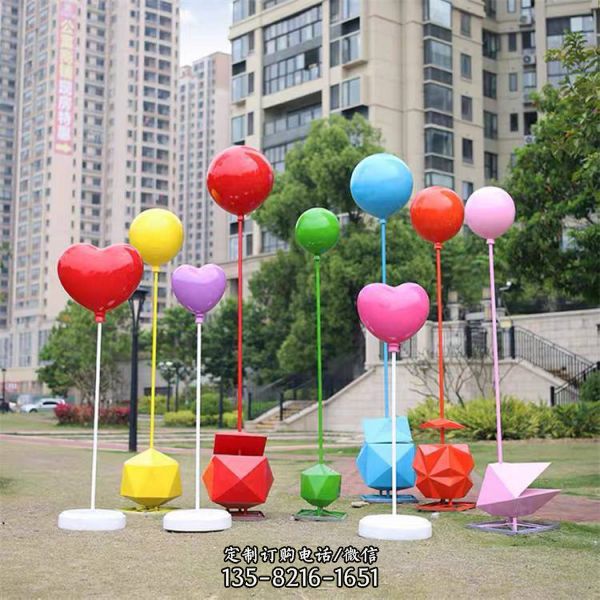 令人惊叹的玻璃钢卡通气球雕塑