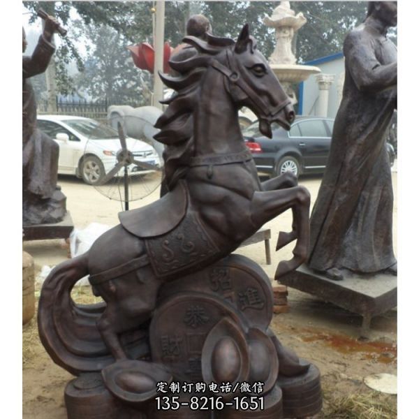户外园林广场大型摆件动物马雕塑（1）
