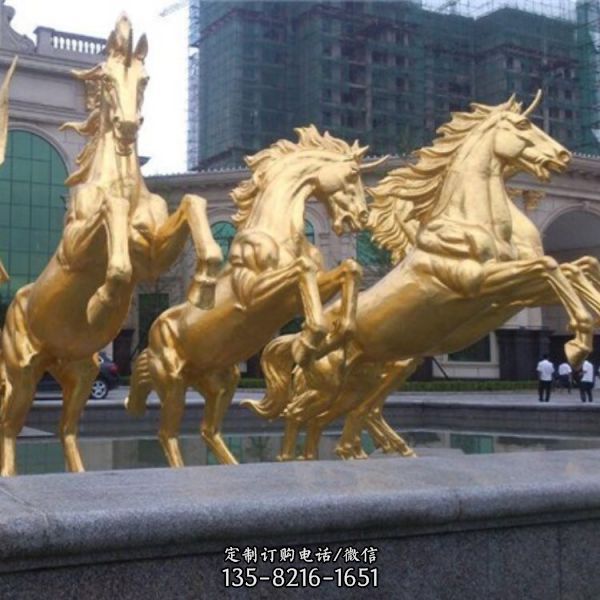 户外园林广场大型摆件动物马雕塑（2）
