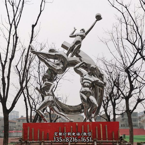 排球运动员雕塑 广场体育公园运动人物雕塑（5）