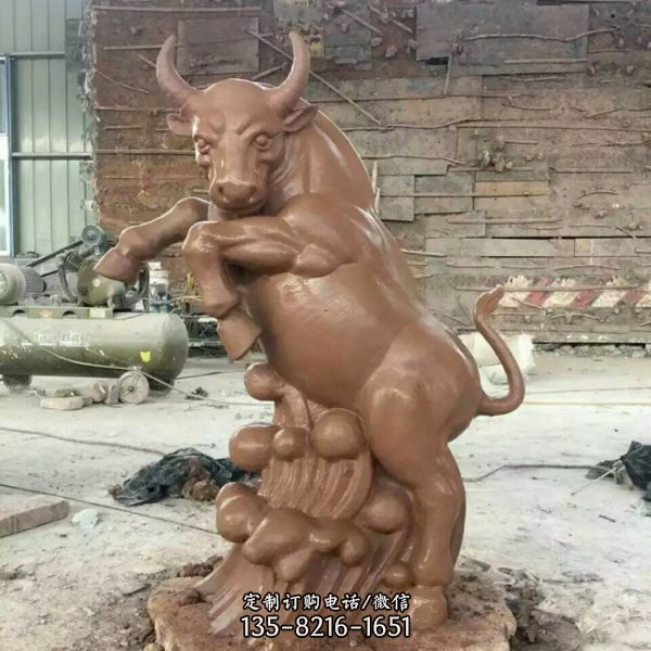 十二生肖羊石雕公园广场摆件小区动物雕塑牛羊蛇马摆件动物雕塑（4）