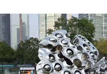 镜面城市不锈钢雕塑|甘肃省白银市镜面城市不锈钢雕塑应用案例图片大全
