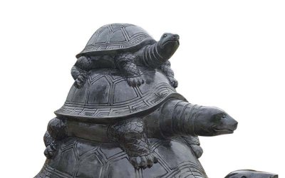 公园乌龟雕塑