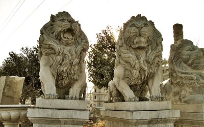 福瑞祥——大理石狮子雕塑
