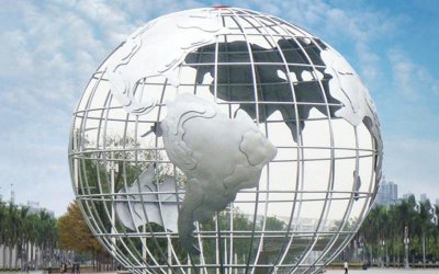 不锈钢地球仪雕塑是一件集艺术性和实用性于一体的大型…