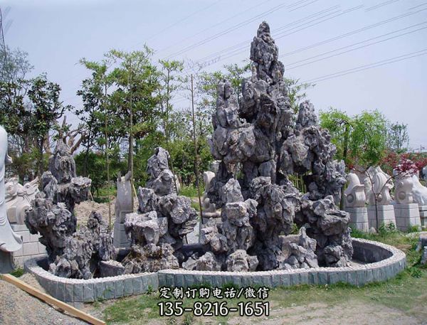 庭院之美——灵璧石奇石假山雕塑