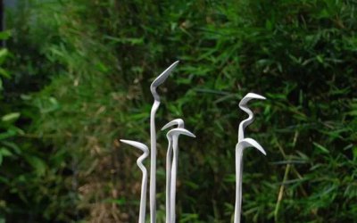 火烈鸟·升空：玻璃钢创意雕塑景观